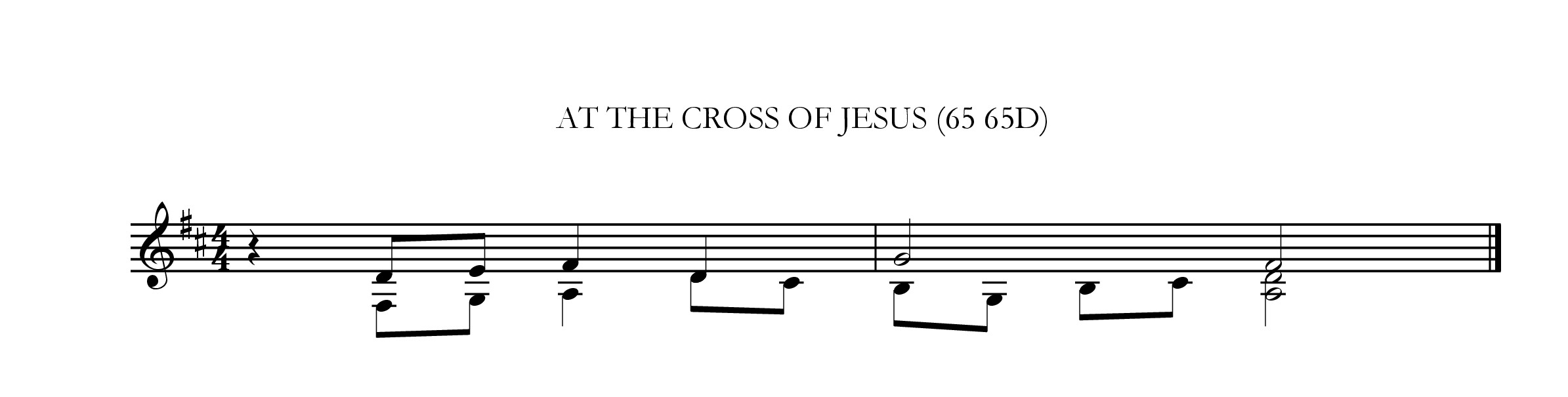 At the cross of Jesus