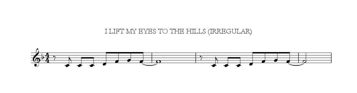 I lift my eyes to the hills