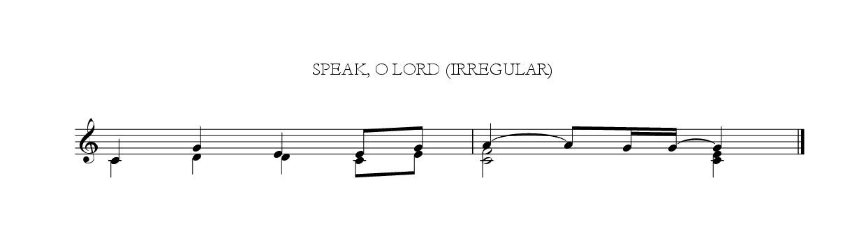 Speak, O Lord