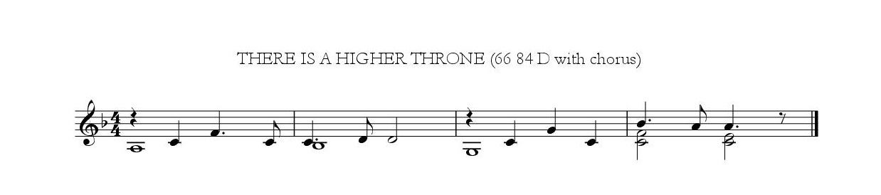 There is a higher throne