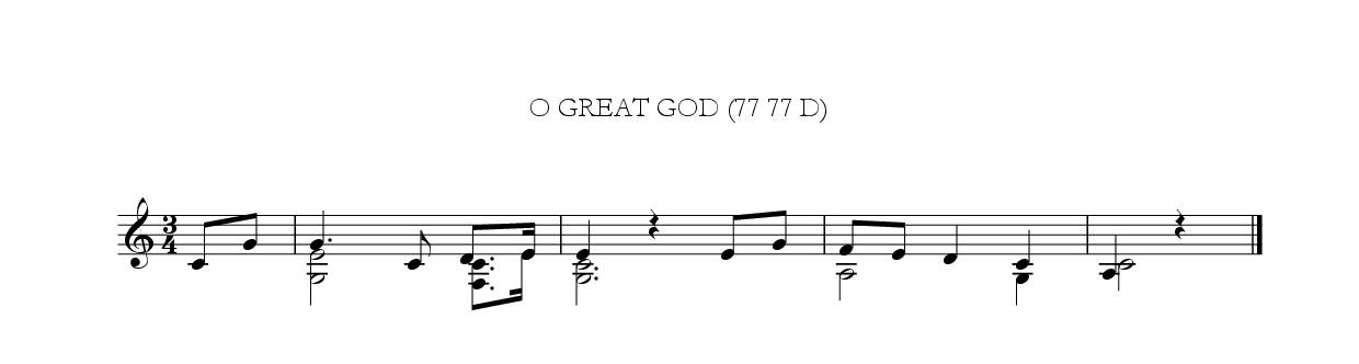 O Great God