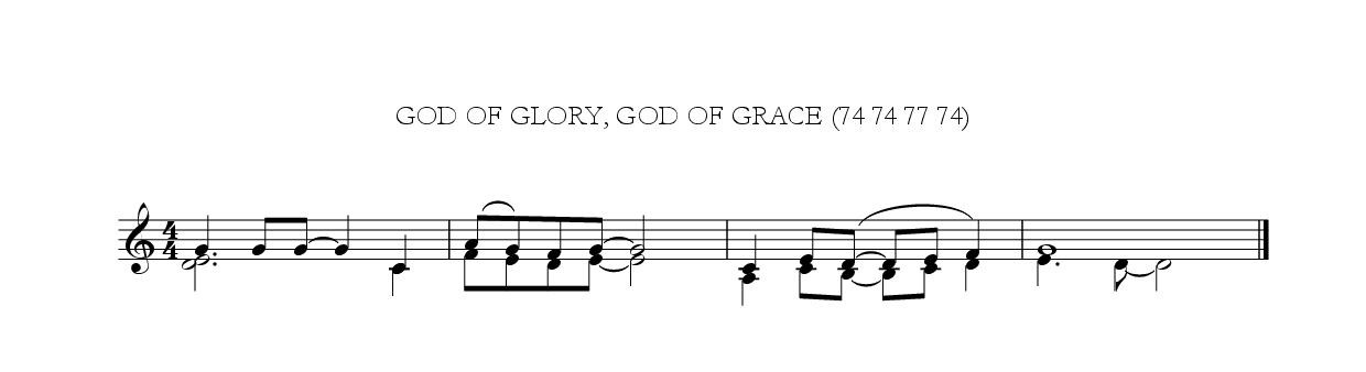 God of glory, God of grace