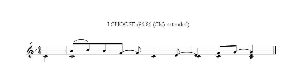 I choose