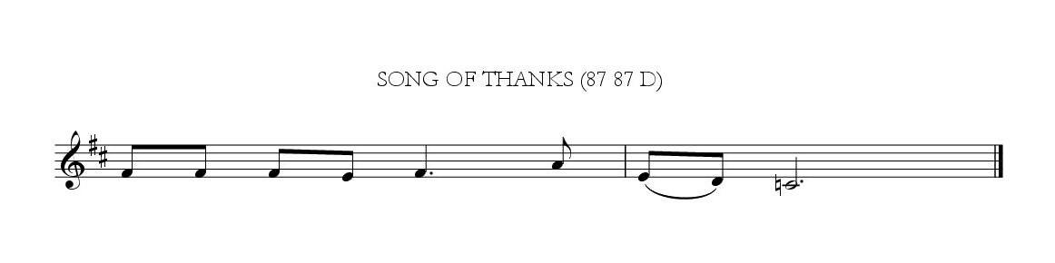Song of Thanks