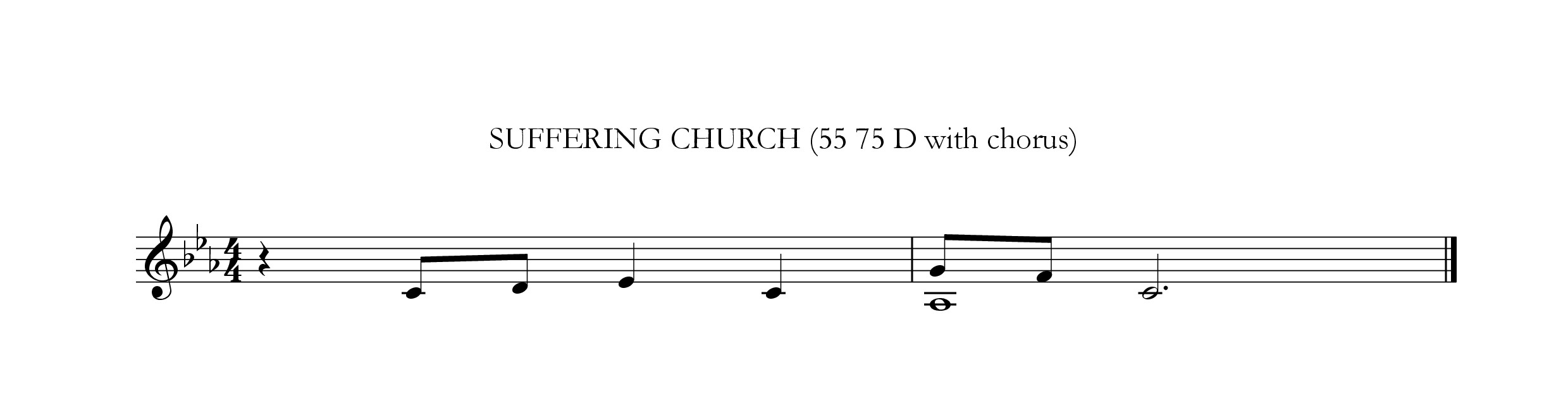 Suffering church