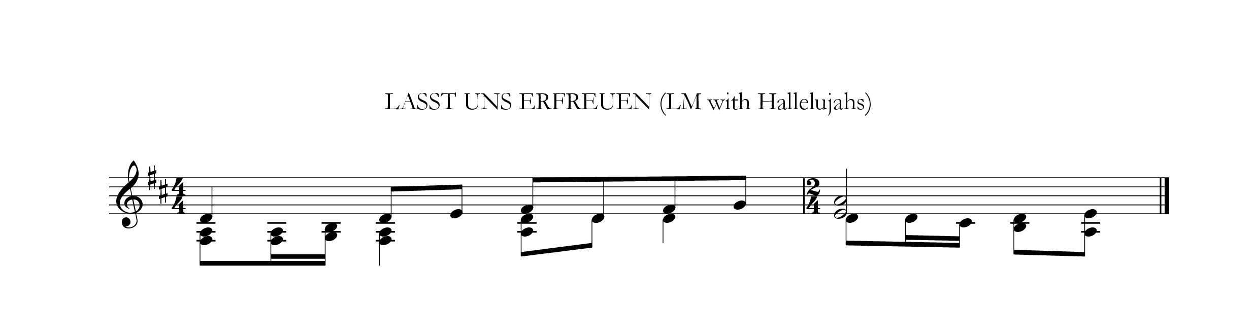 Lasst uns erfreuen