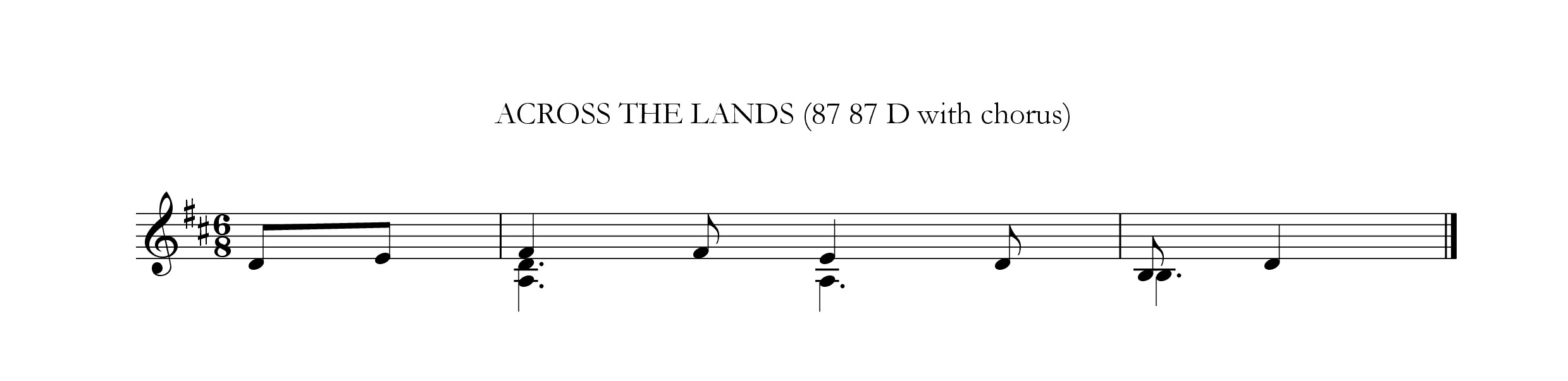 Across the lands