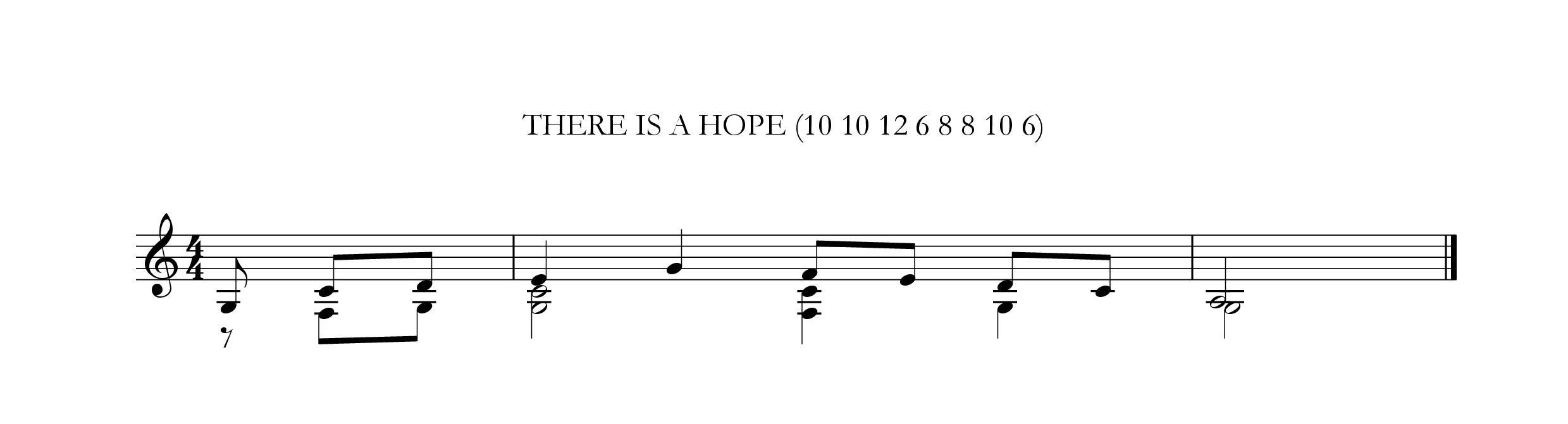 There is a hope