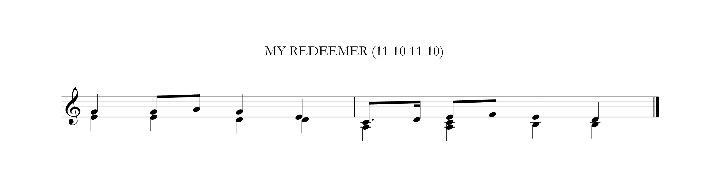 My redeemer