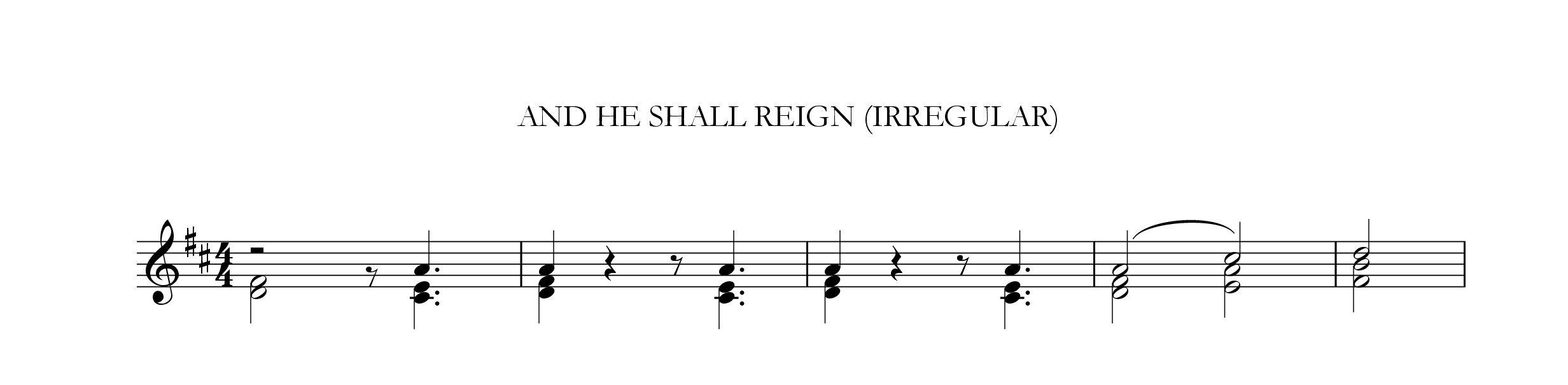 And he shall reign