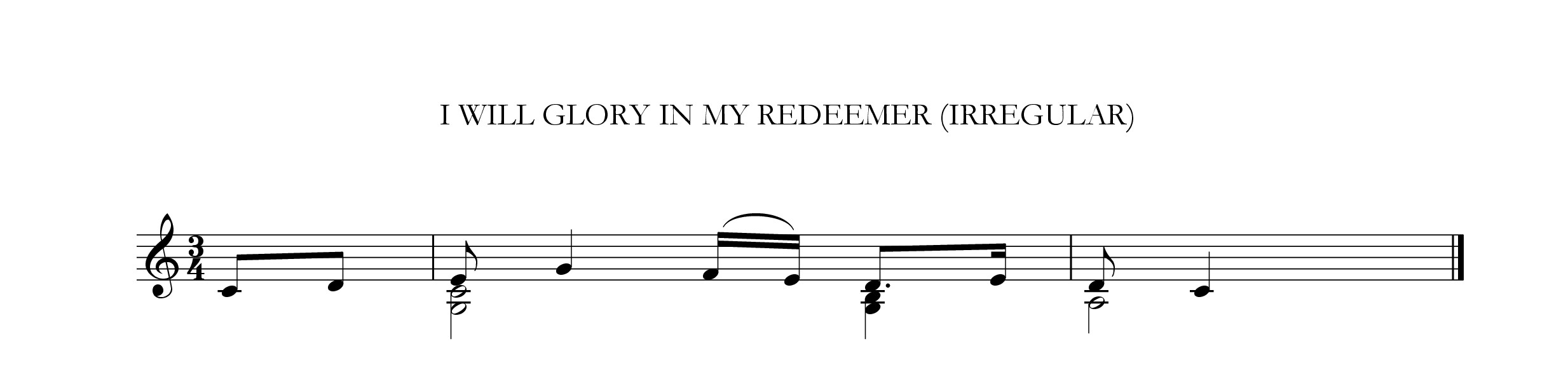 I will glory in my Redeemer