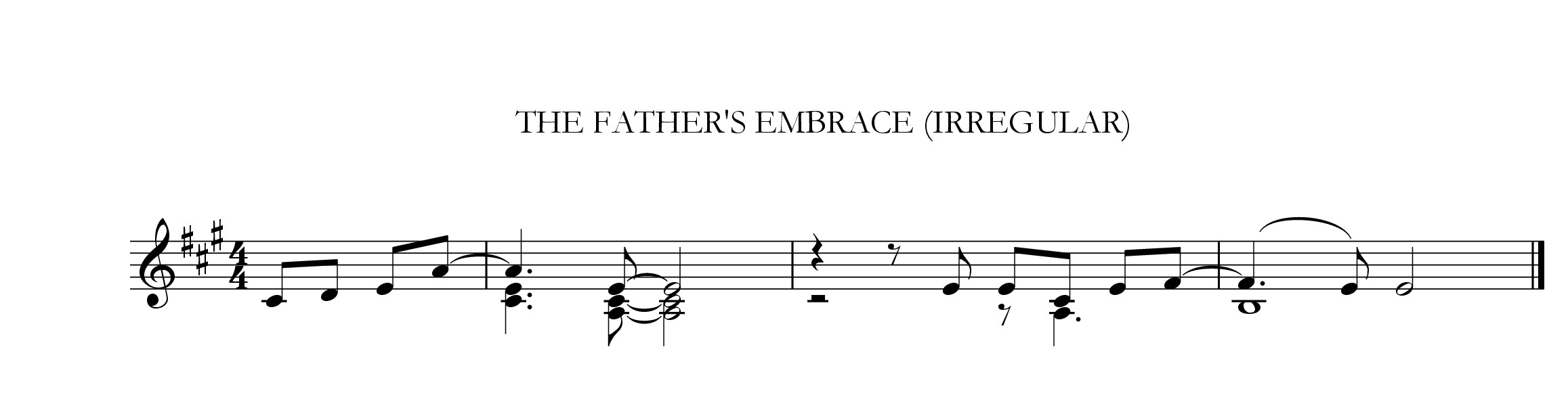 The Father's embrace