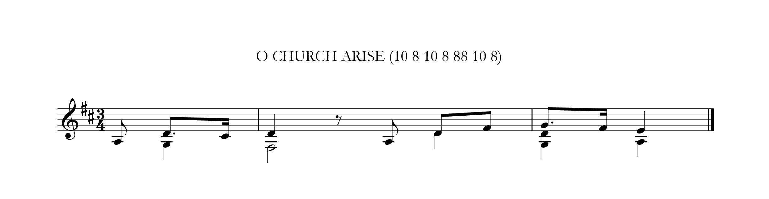 O Church arise