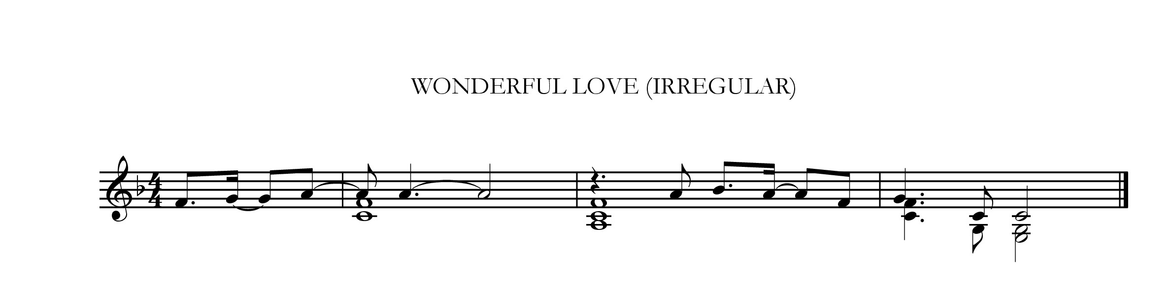 Wonderful love