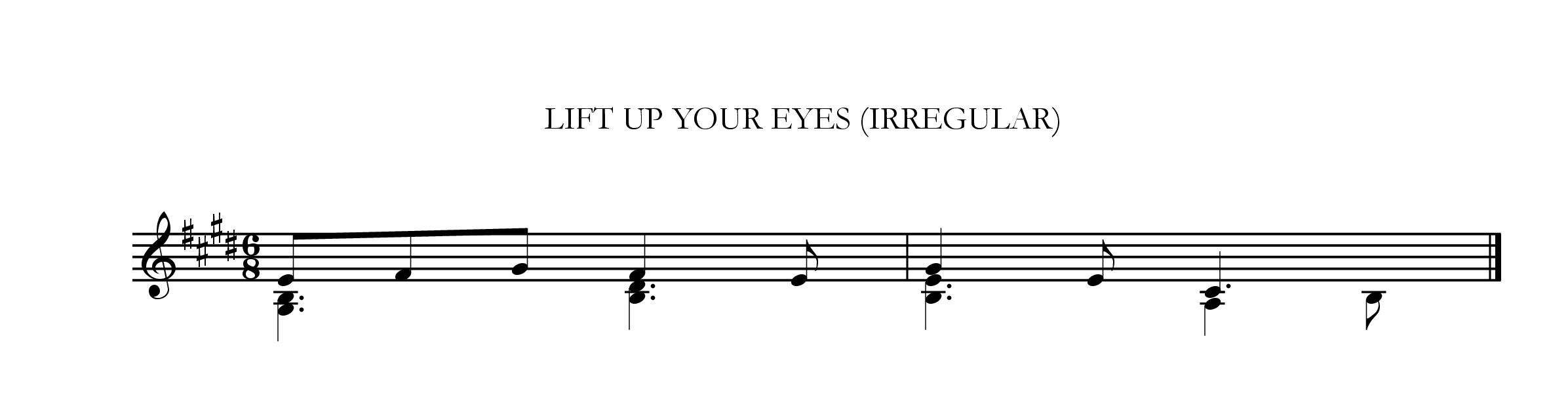Lift up your eyes