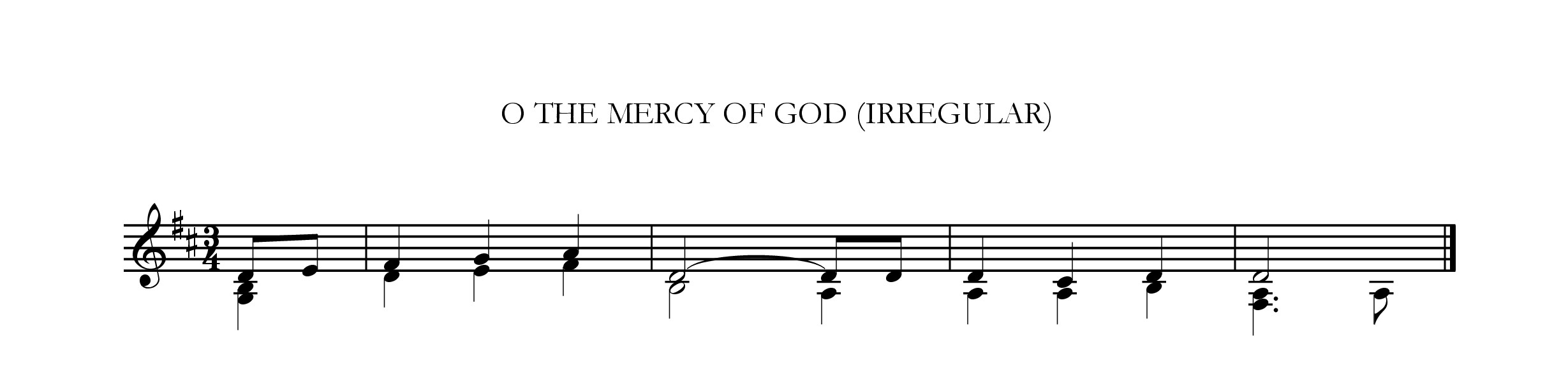 O, the mercy of God