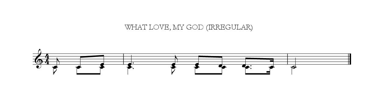 What love, my God