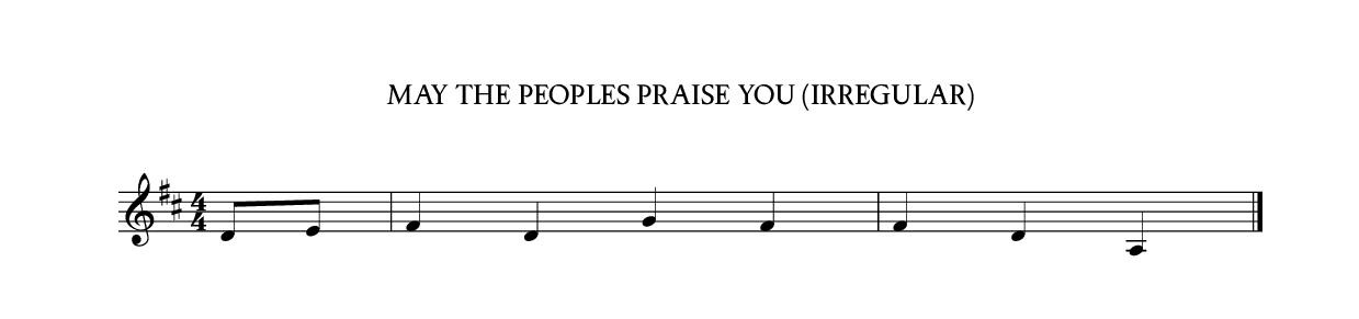 May the peoples praise you